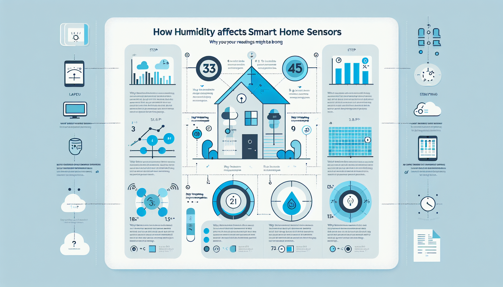 humidity affects smart home sensors infographic