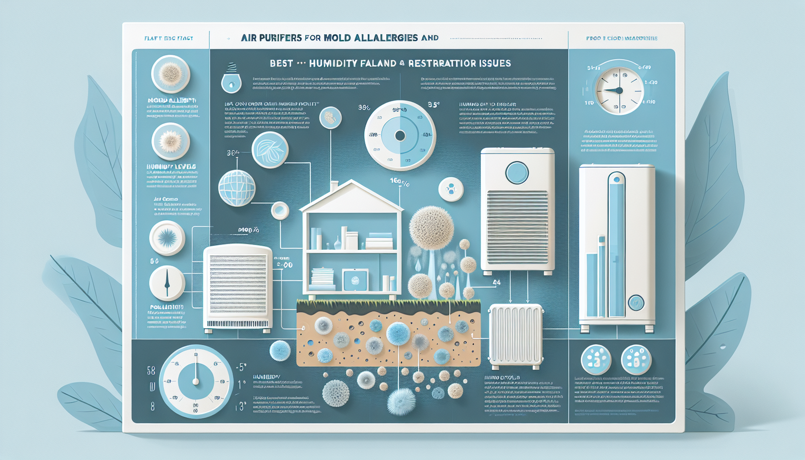best air purifiers for mold allergies infographic