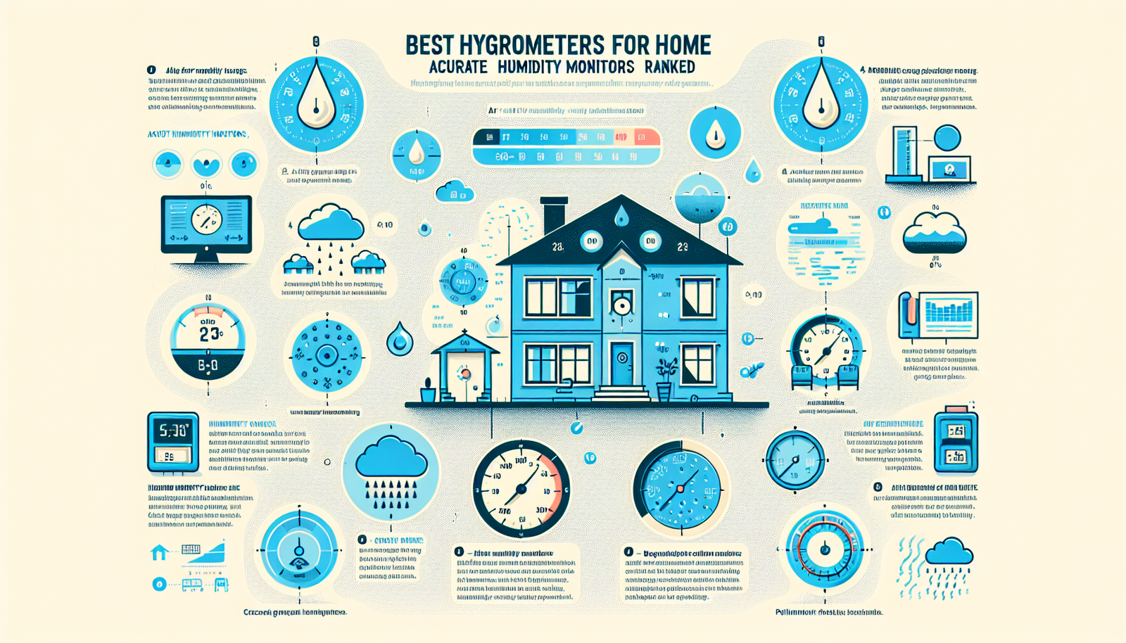 best hygrometers for home infographic