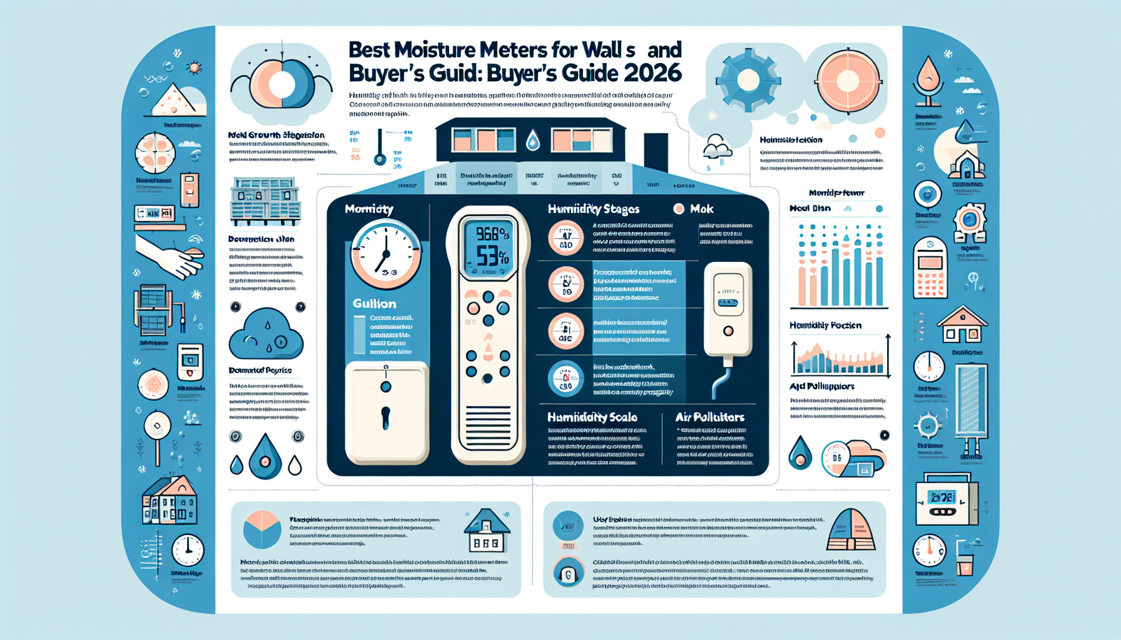 moisture meters for walls and wood infographic