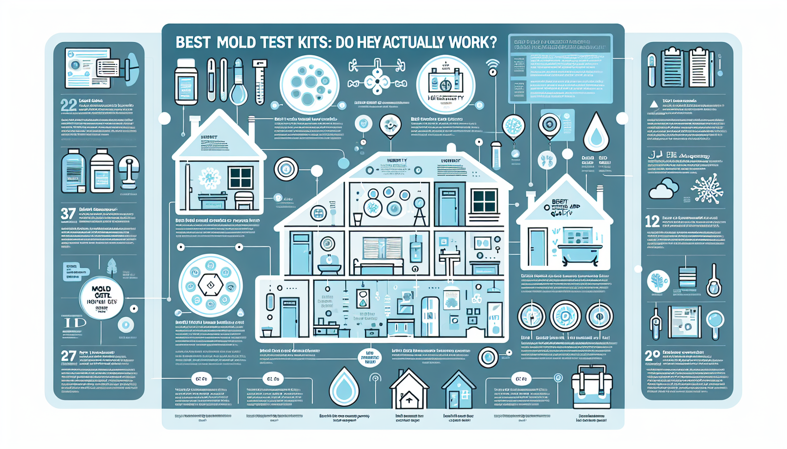 mold test kits for home infographic