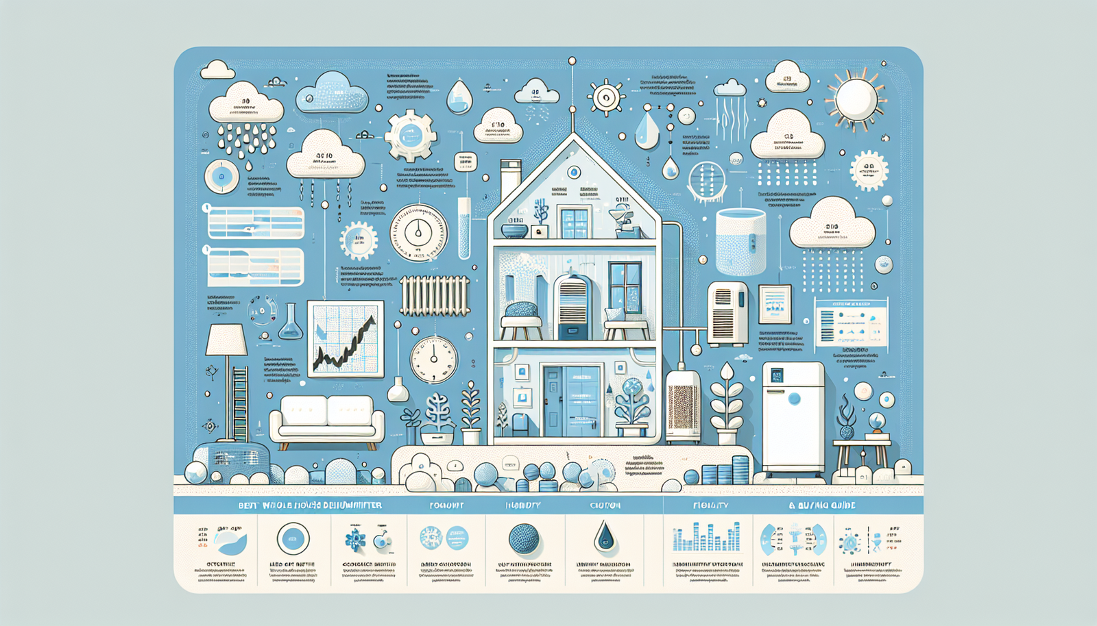 best whole-house dehumidifiers infographic
