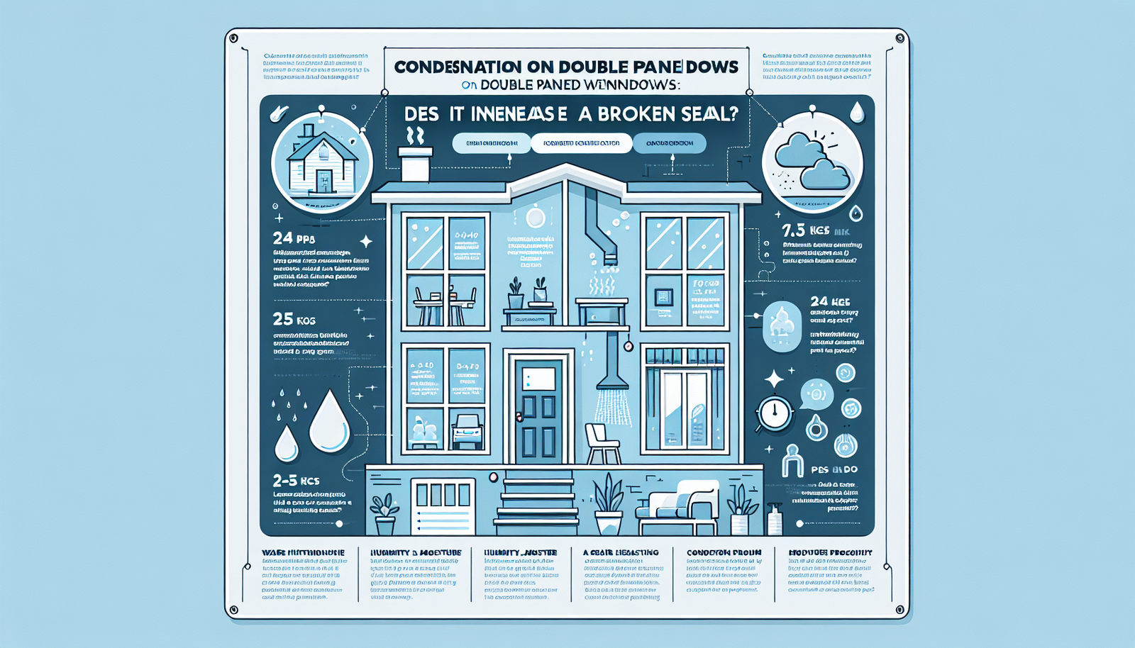 condensation on double paned windows infographic