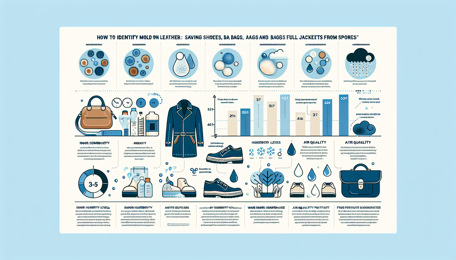 mold on leather infographic