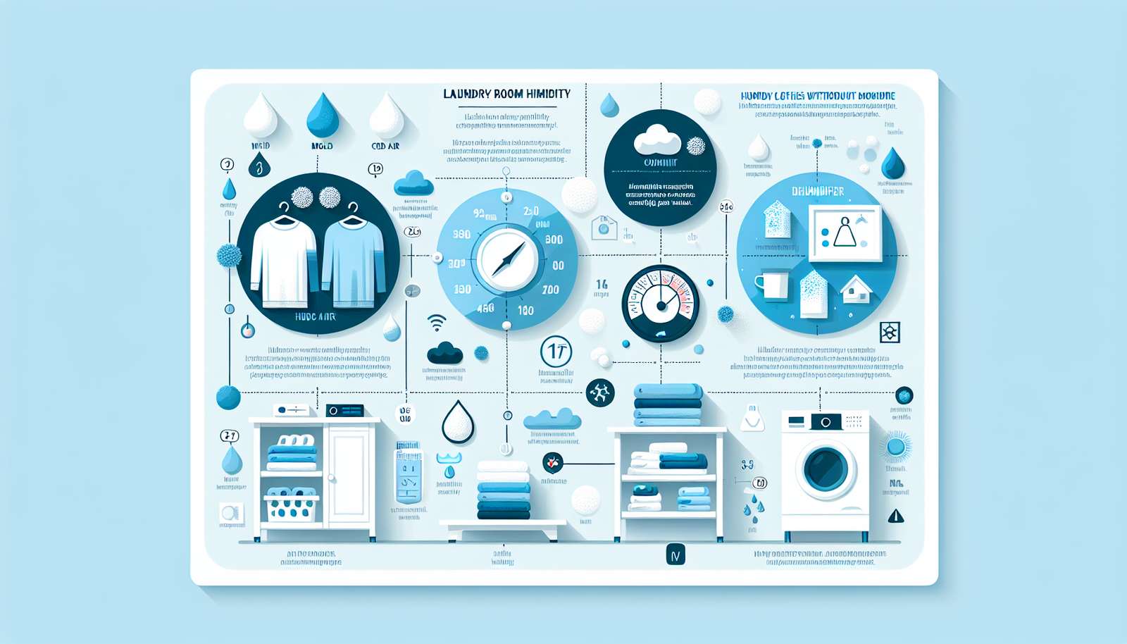 laundry room humidity infographic