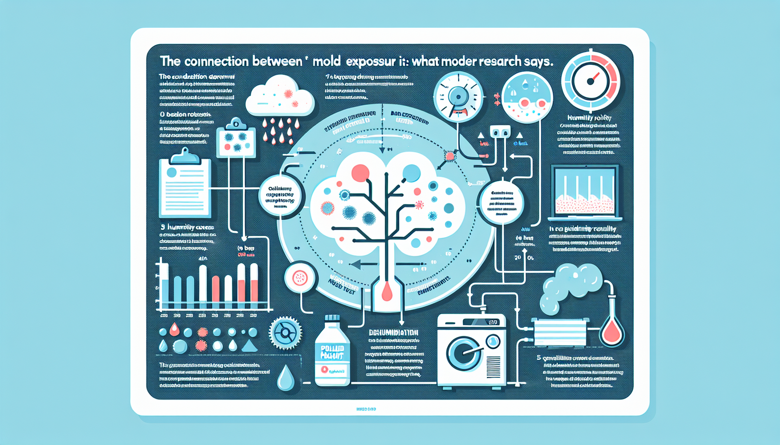 mold exposure and brain fog infographic