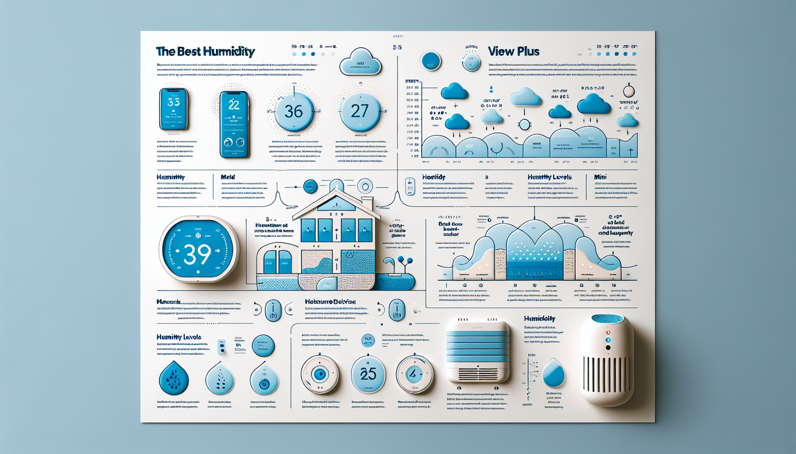AirThings Wave Plus vs View Plus vs Mini infographic