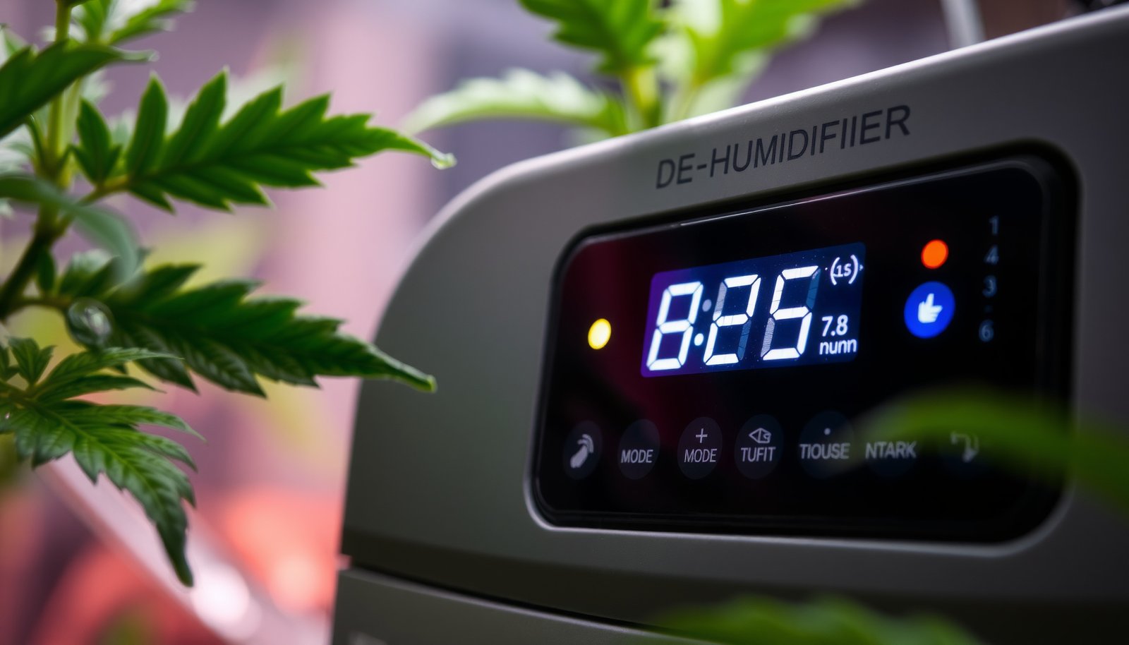 dehumidifiers for grow tents close-up view