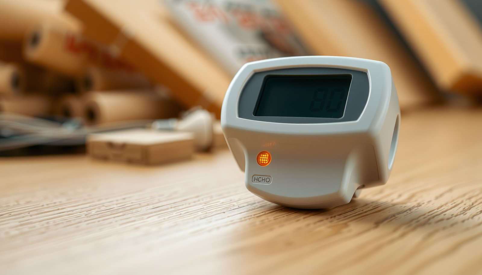 formaldehyde detectors for new furniture close-up view