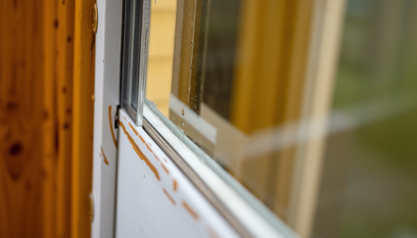 storm window inserts for condensation close-up view