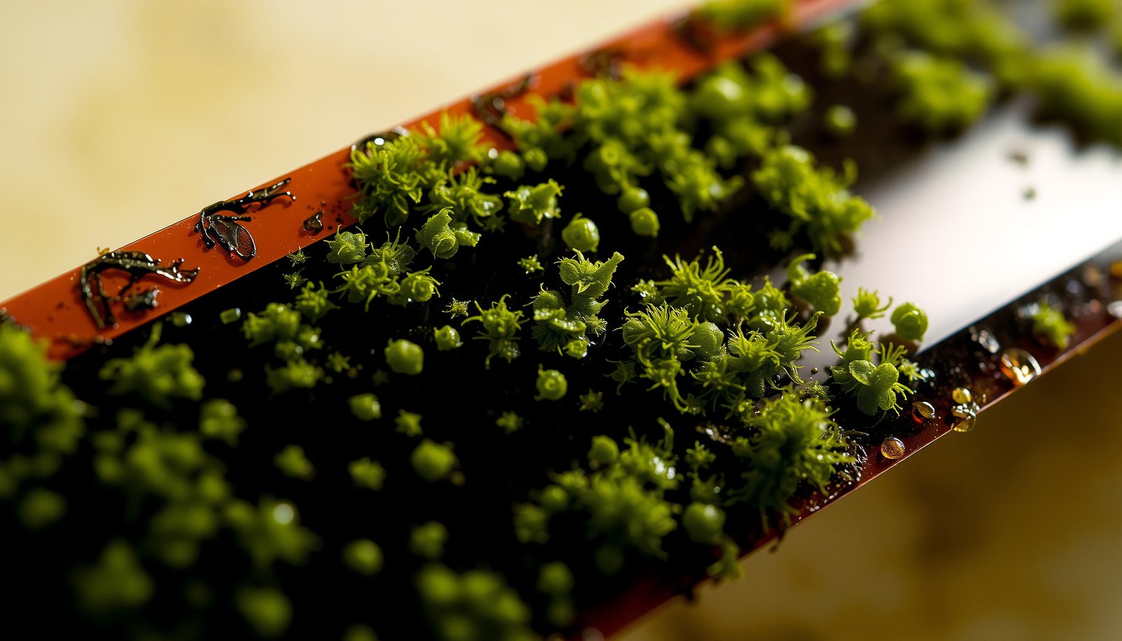 humidity for photo and film storage close-up view
