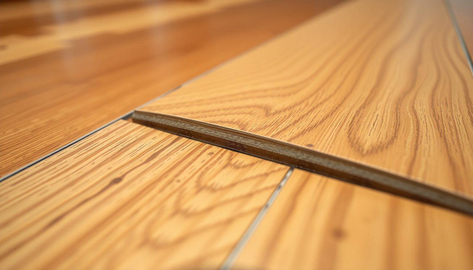 humidity and wood floors close-up view
