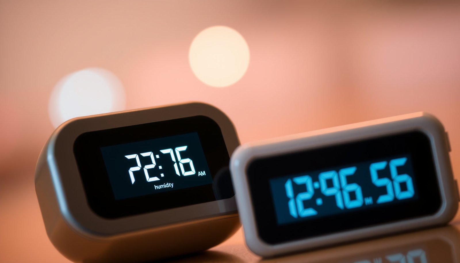 smart thermostat vs hygrometer humidity tracking close-up view