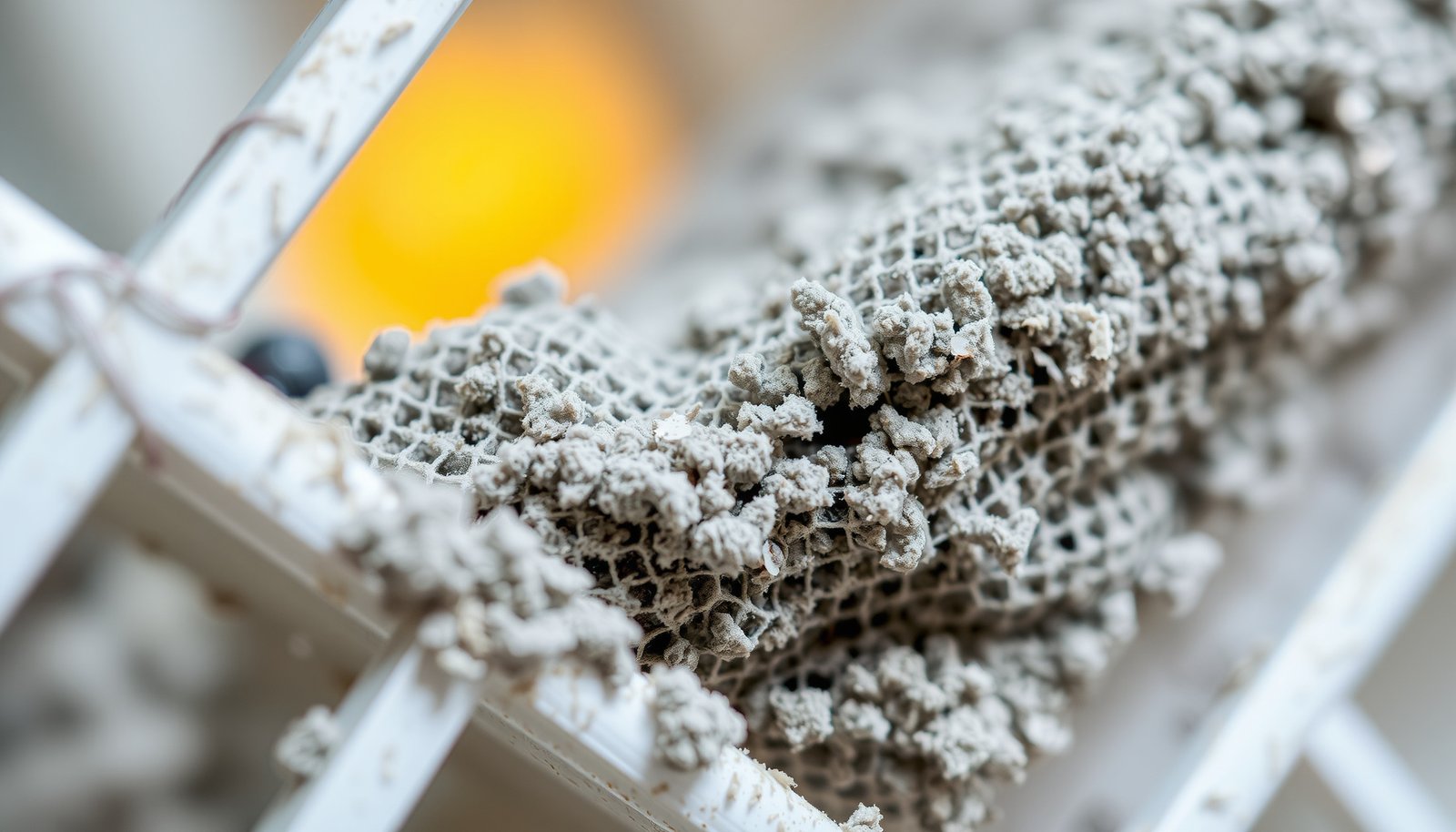 spring cleaning indoor air quality close-up view