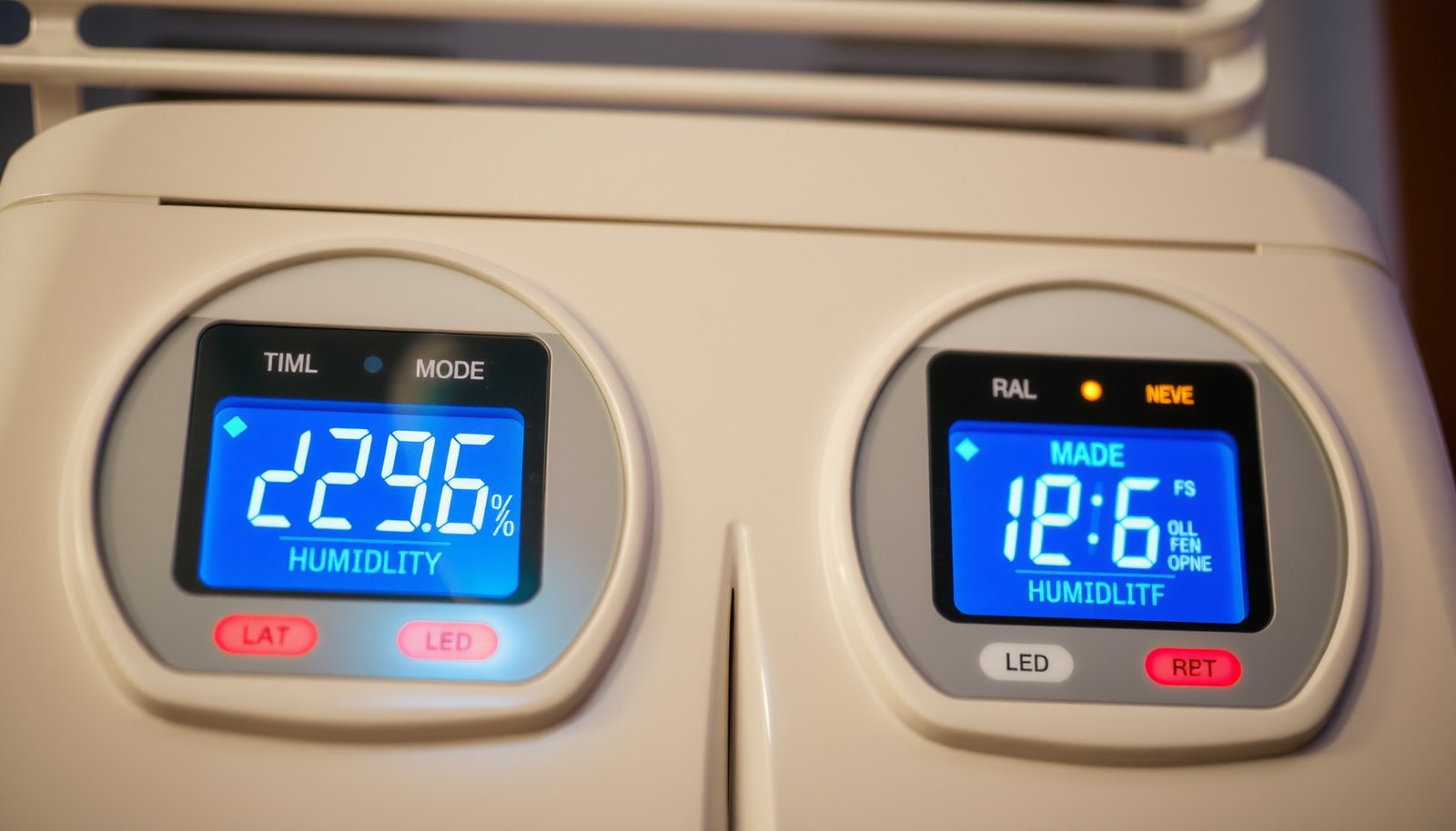Aprilaire vs Santa Fe whole-house dehumidifier close-up view