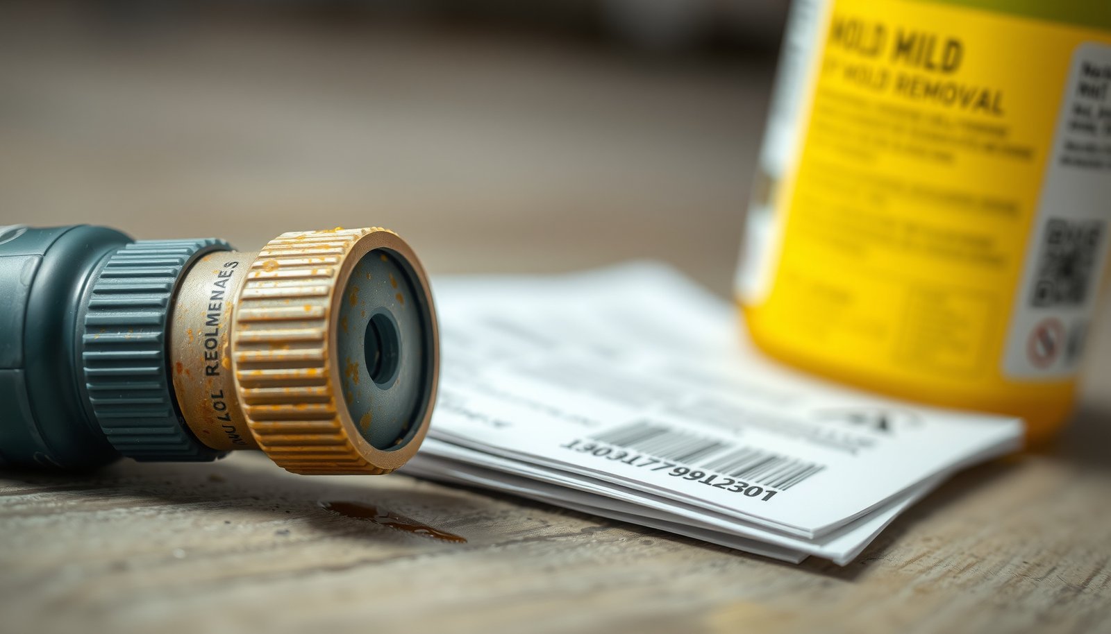 mold removal kits close-up view
