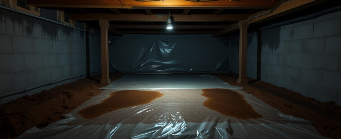 Why Is My Crawl Space Always Wet Even With a Vapor Barrier?