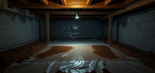 Why Is My Crawl Space Always Wet Even With a Vapor Barrier?