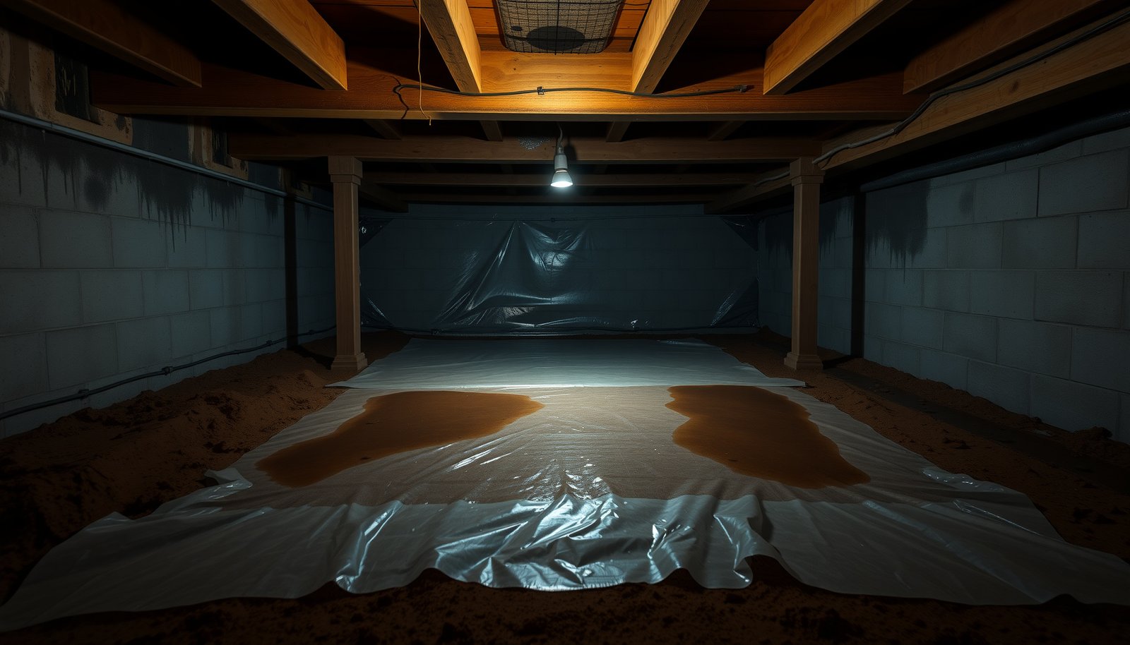 Why Is My Crawl Space Always Wet Even With a Vapor Barrier?