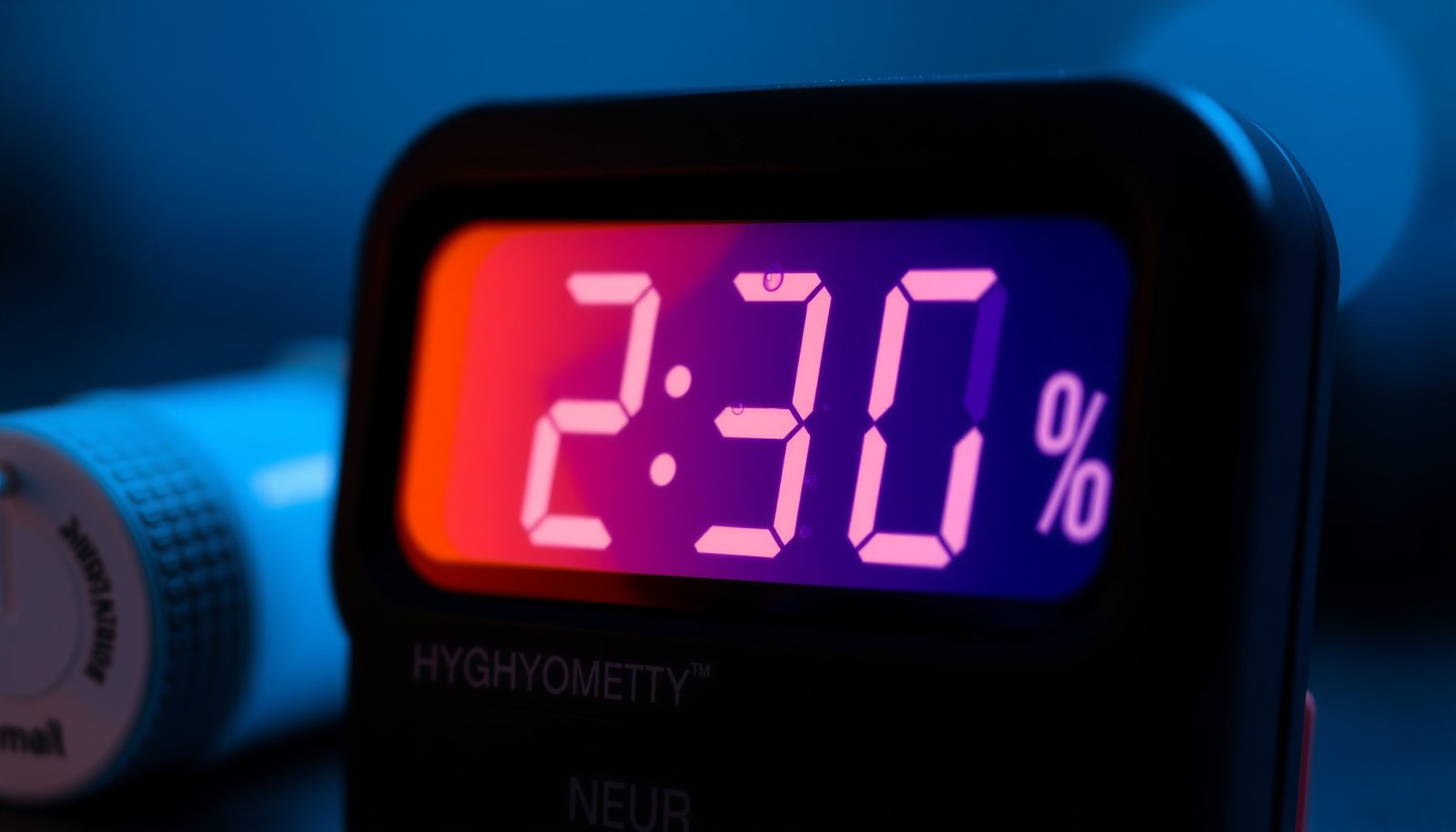 high humidity asthma worse at night close-up view
