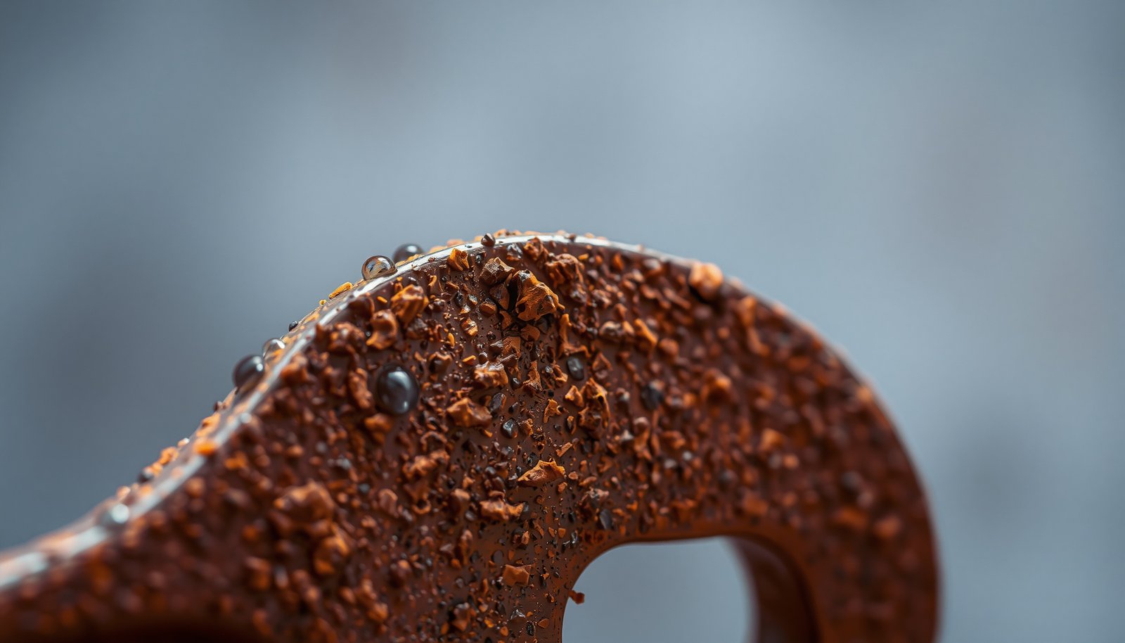 garage humidity rust prevention close-up view