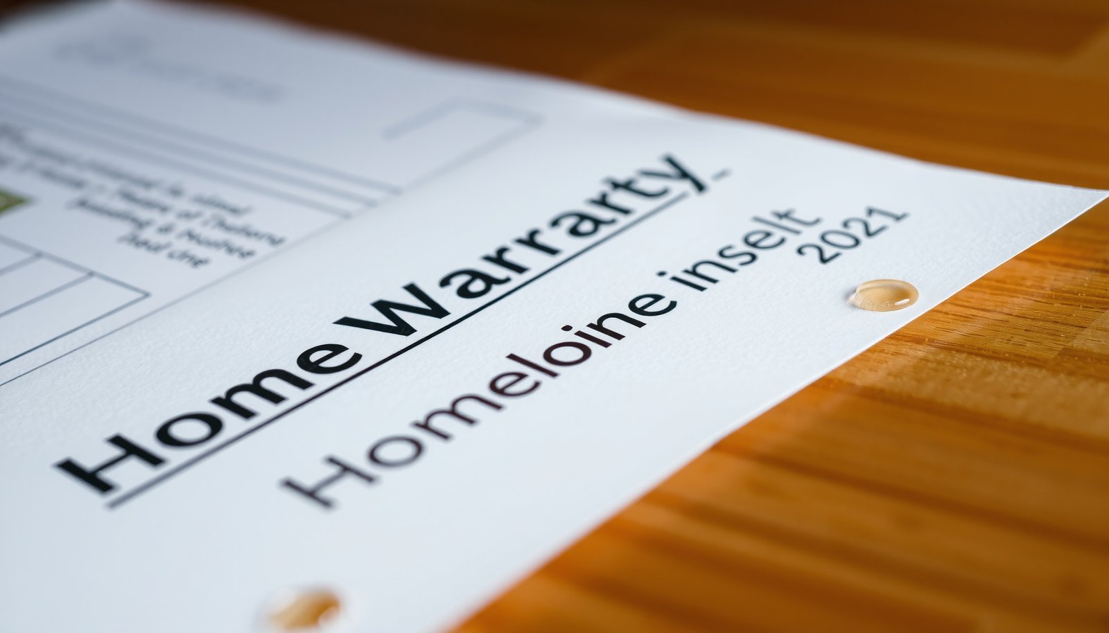 home warranty vs insurance humidity damage close-up view