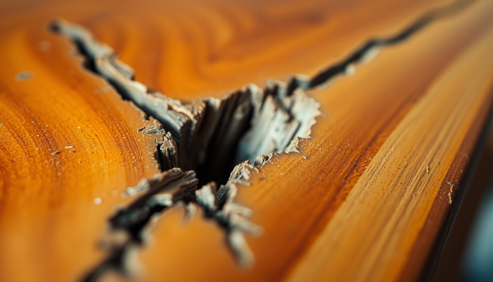 humidity and wooden furniture close-up view