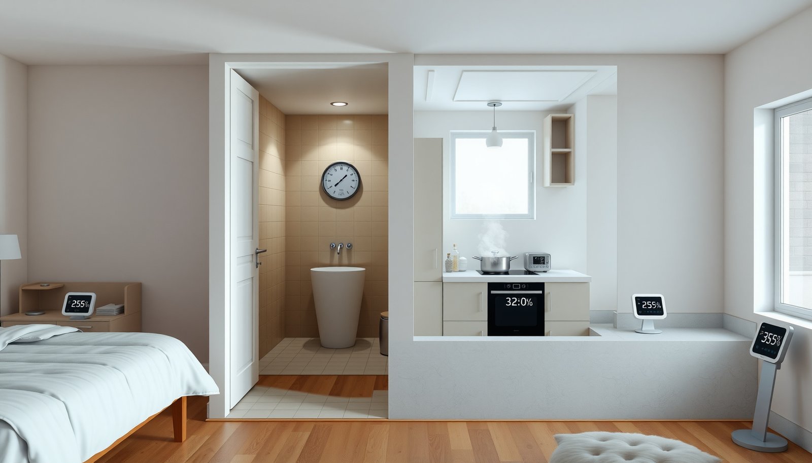 Ideal Indoor Humidity by Room: Bedroom, Bathroom, Kitchen and Basement