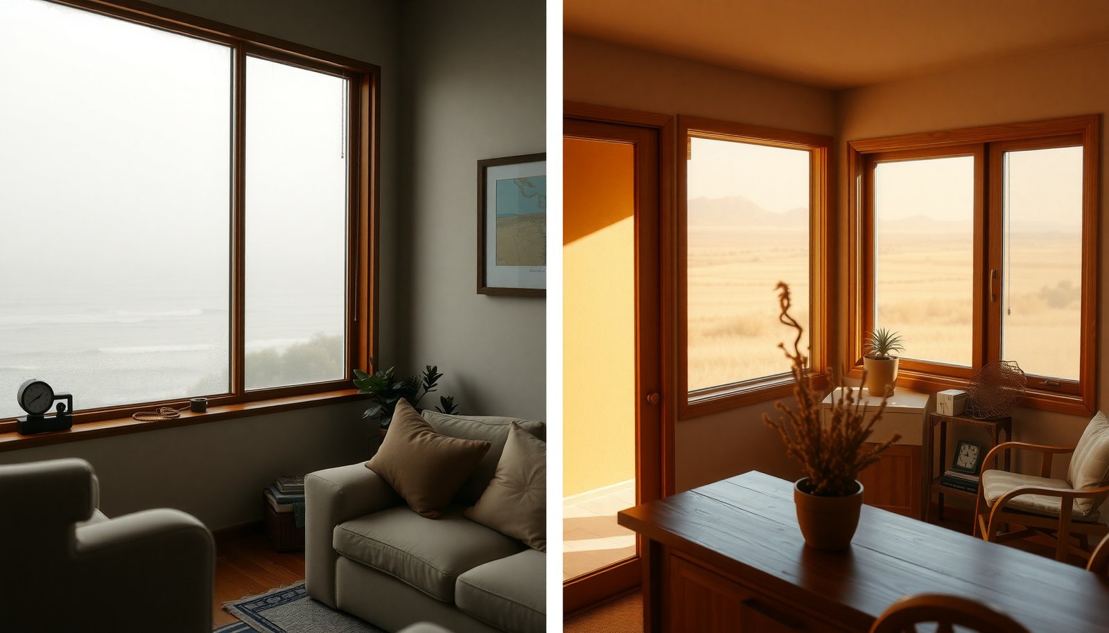 Indoor Humidity in California: Coastal Fog vs Inland Desert Differences