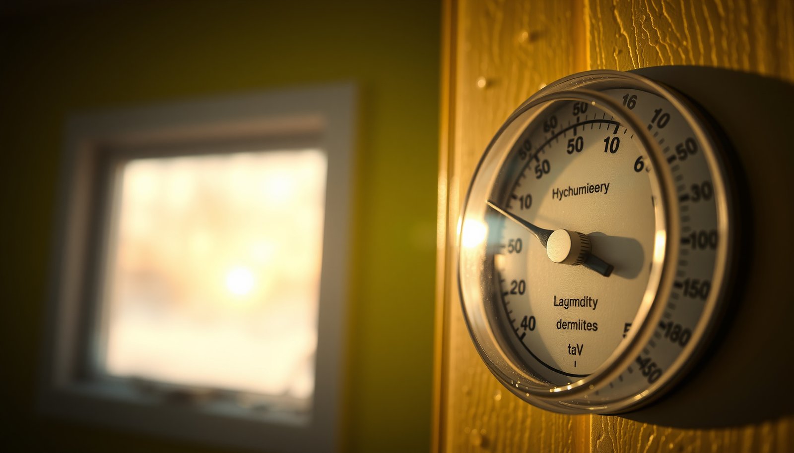 indoor humidity Midwest close-up view