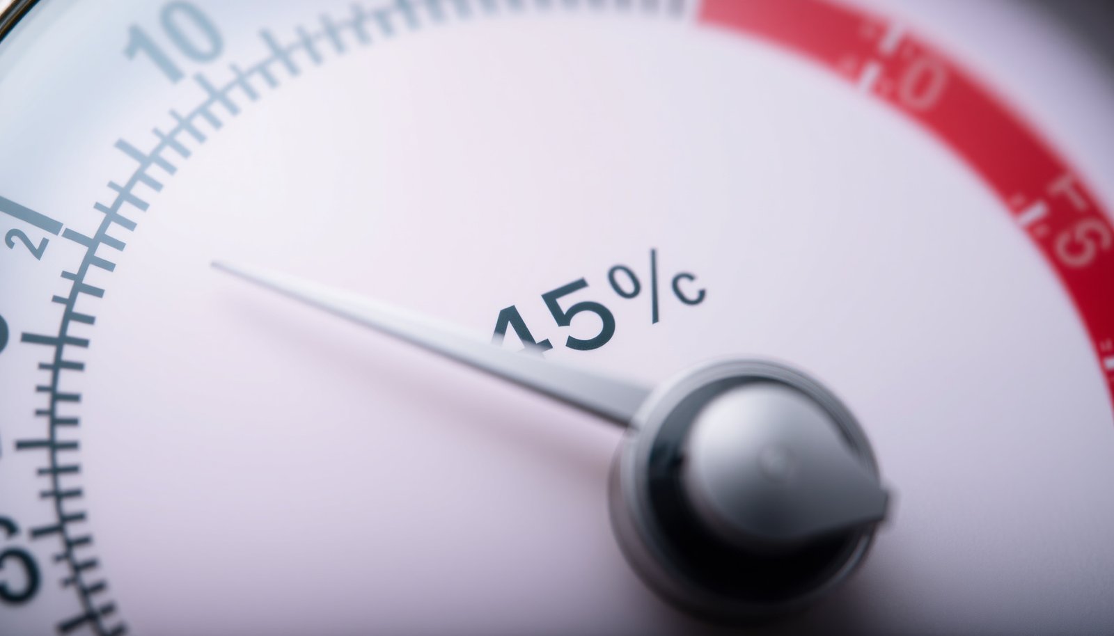 indoor humidity range close-up view