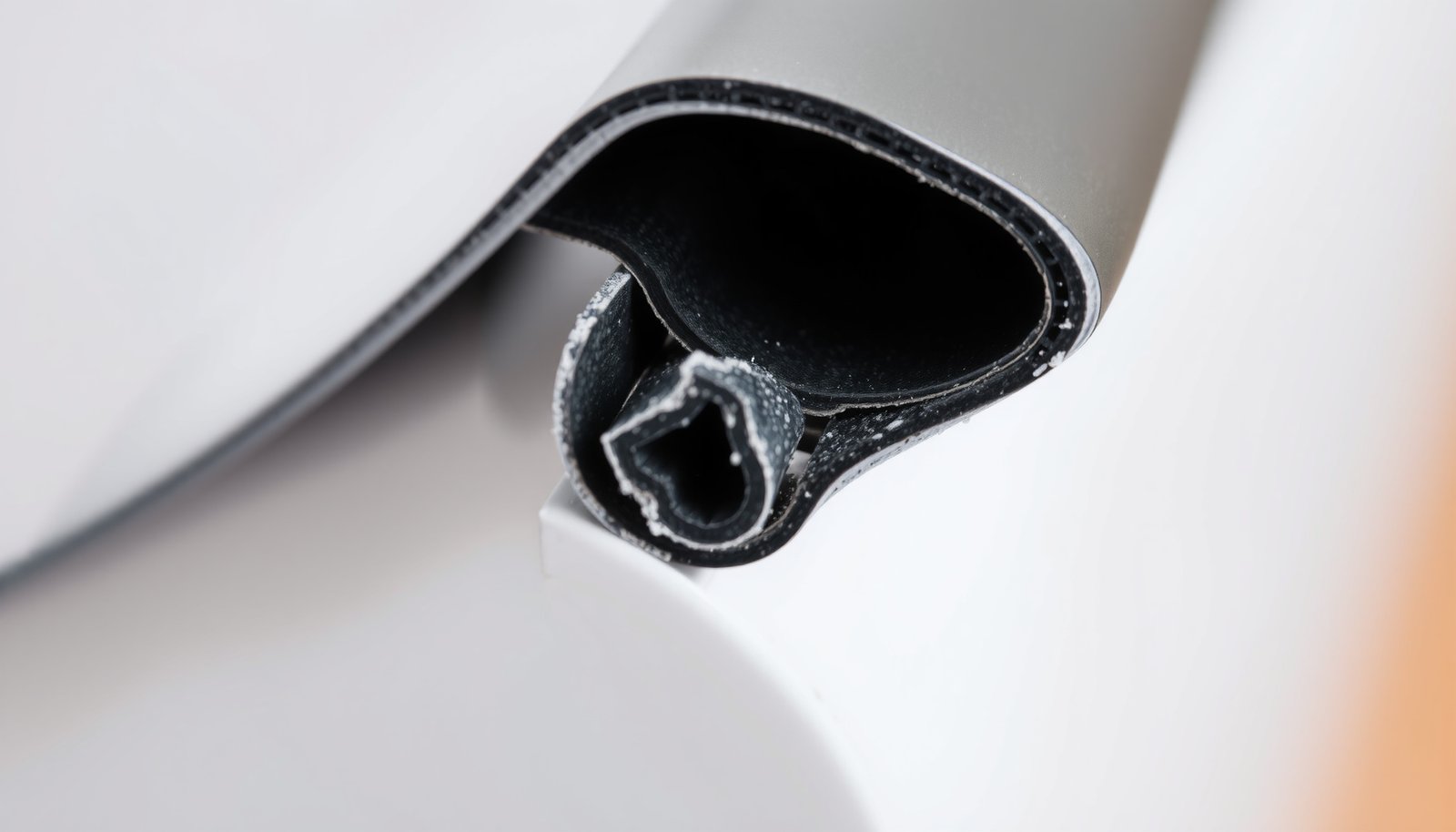 magnetic weatherstripping for doors close-up view