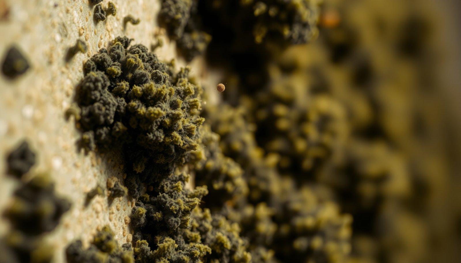 mold sickness symptoms close-up view