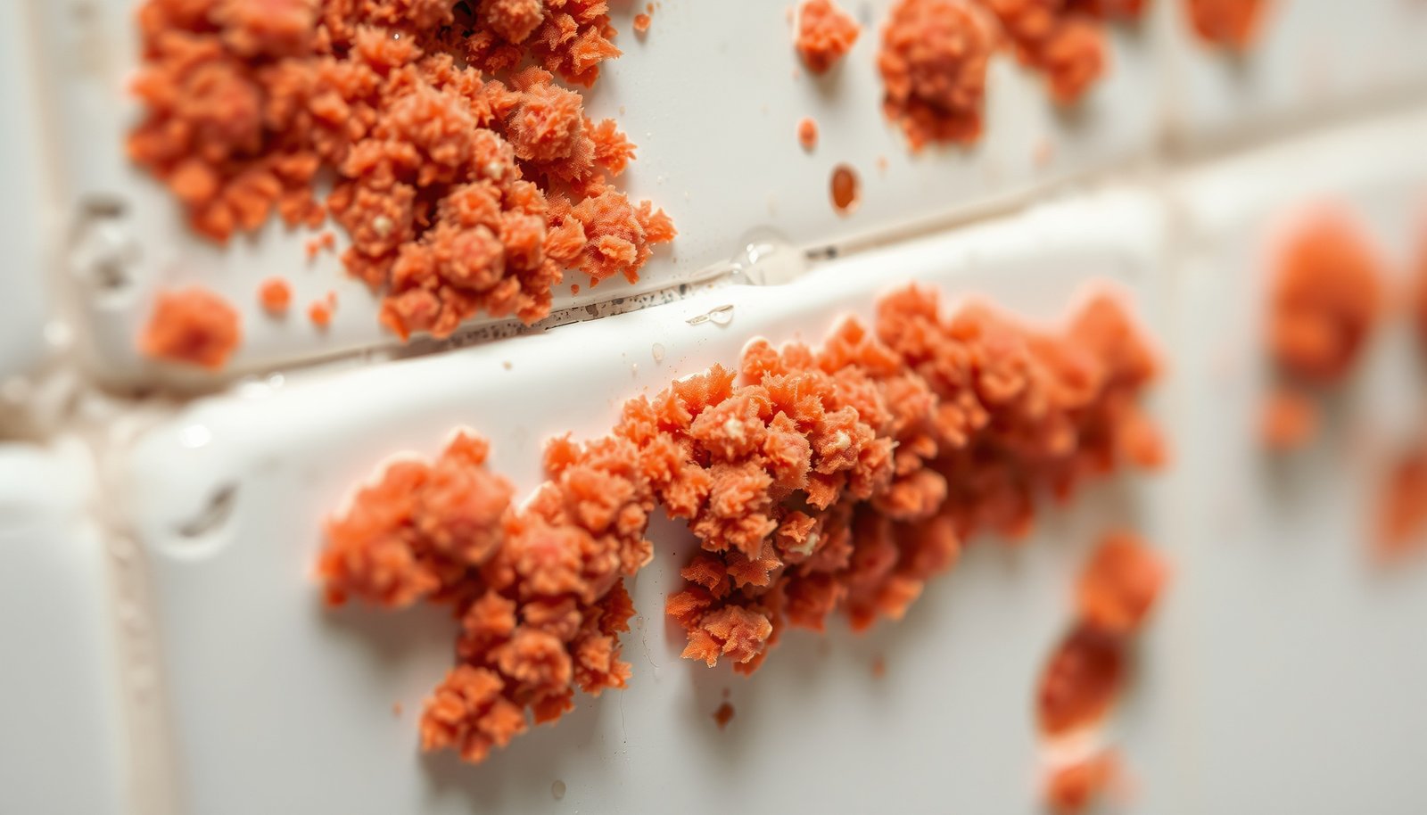 red mold close-up view