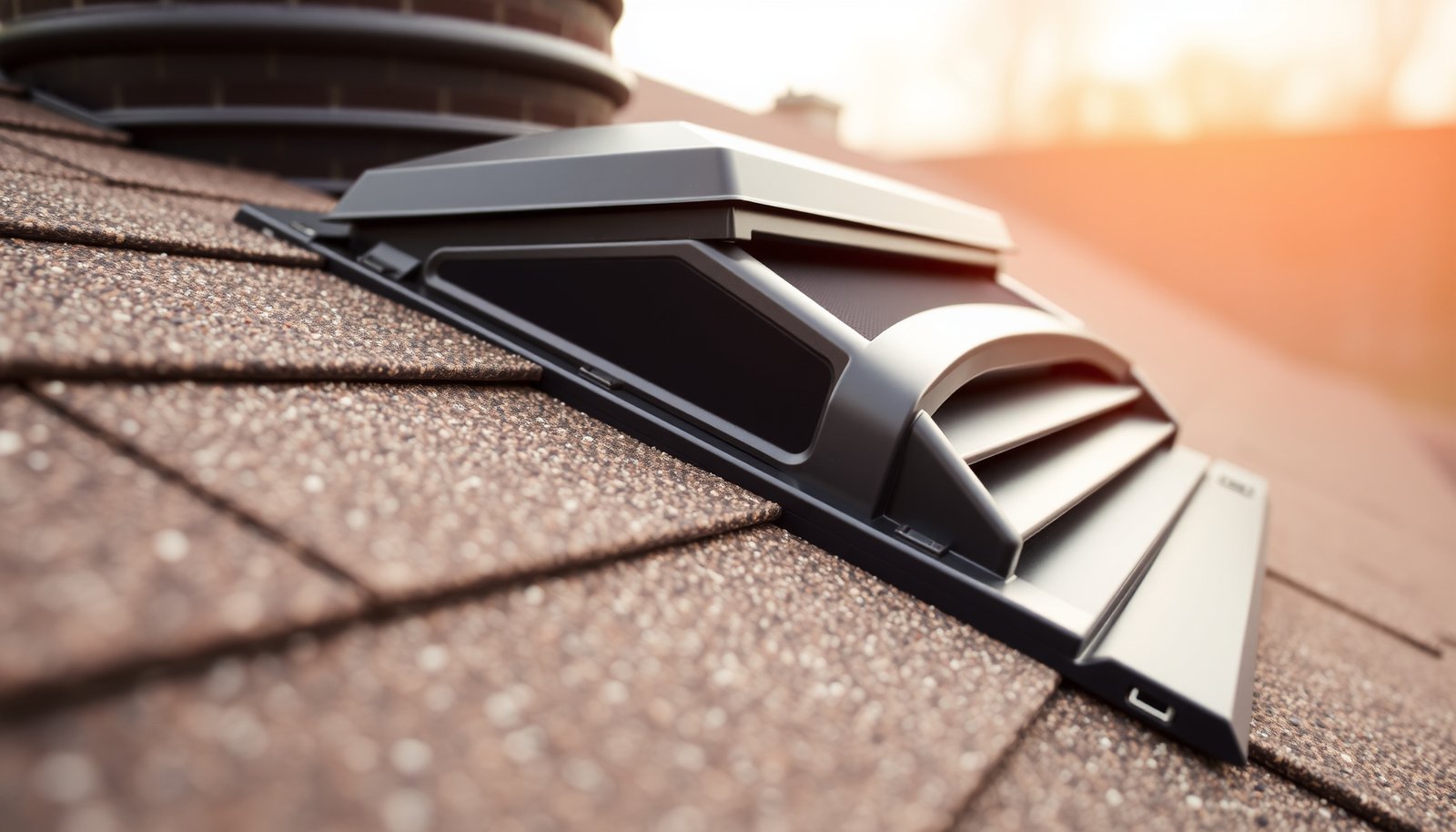 ridge vent cost close-up view