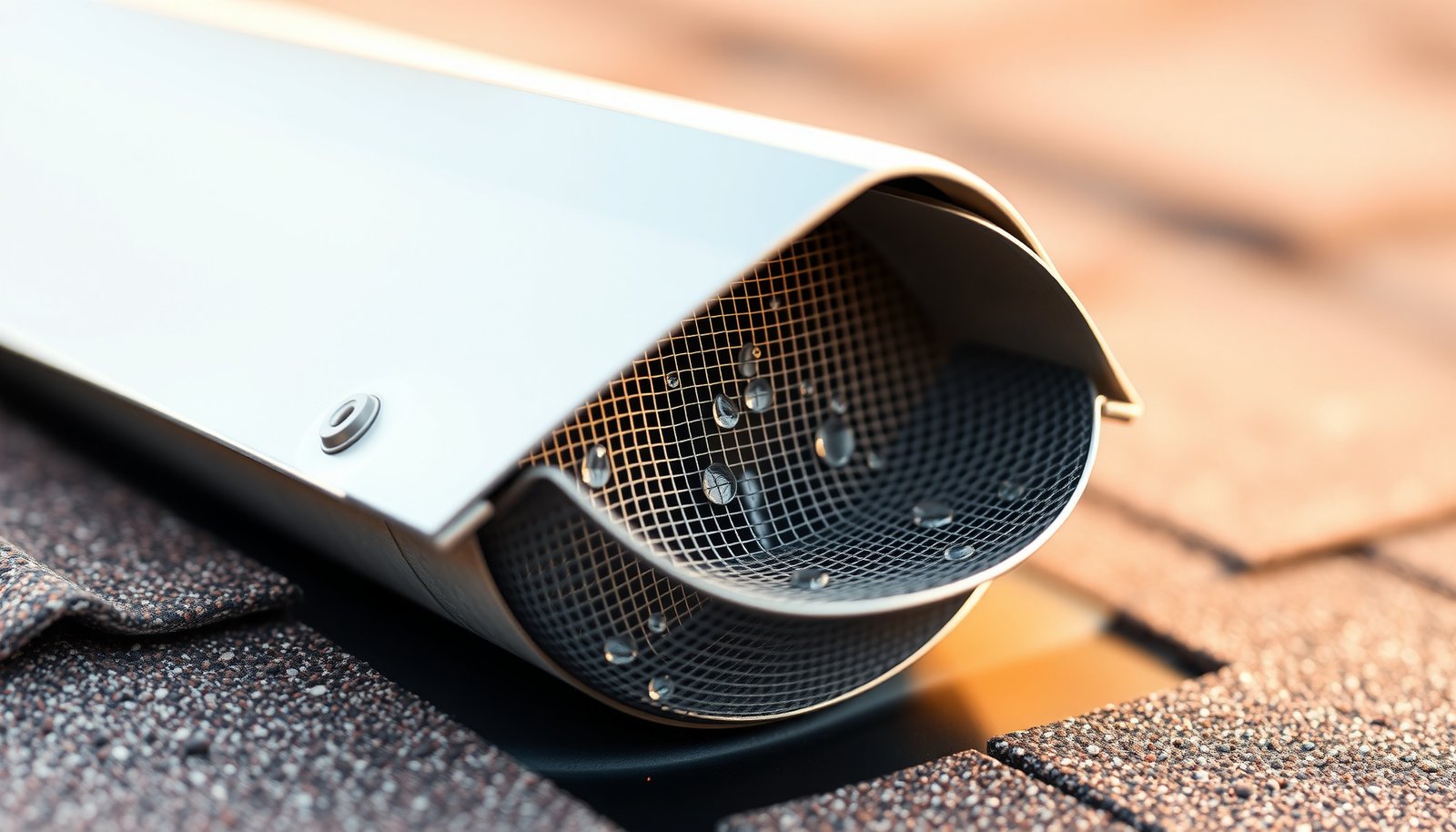 ridge vent vs attic fan close-up view