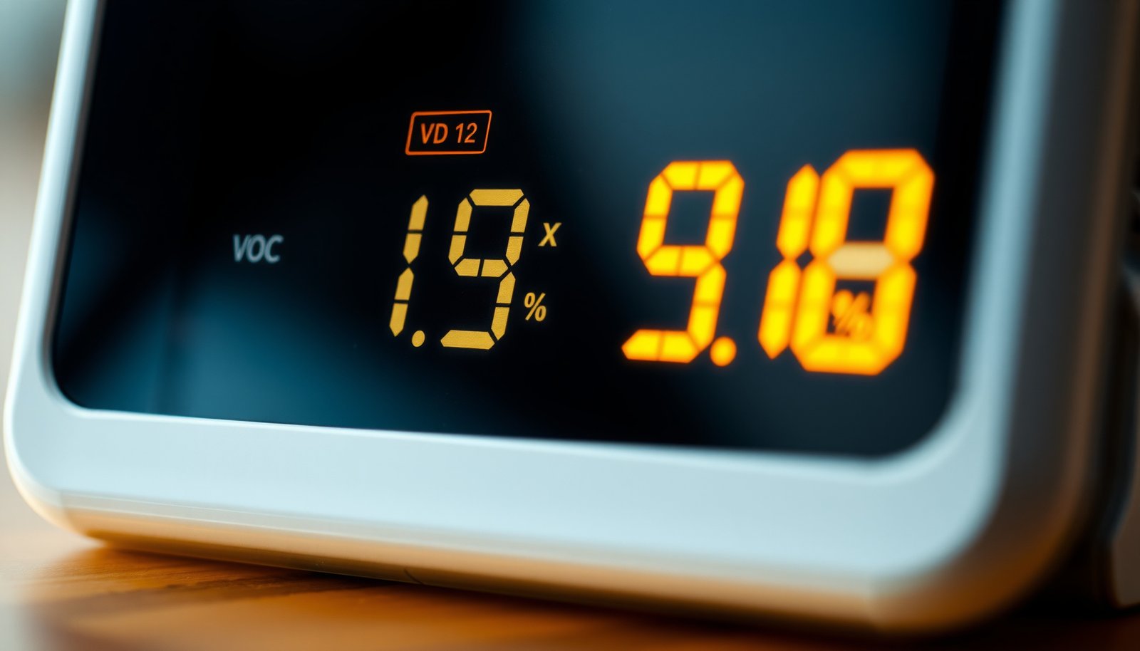 test indoor air quality yourself close-up view