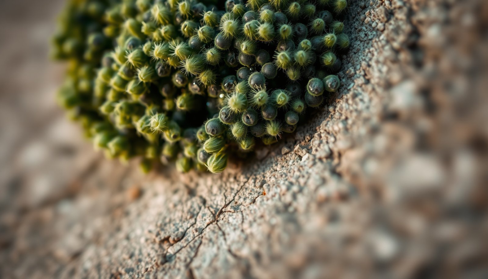 what is mold close-up view