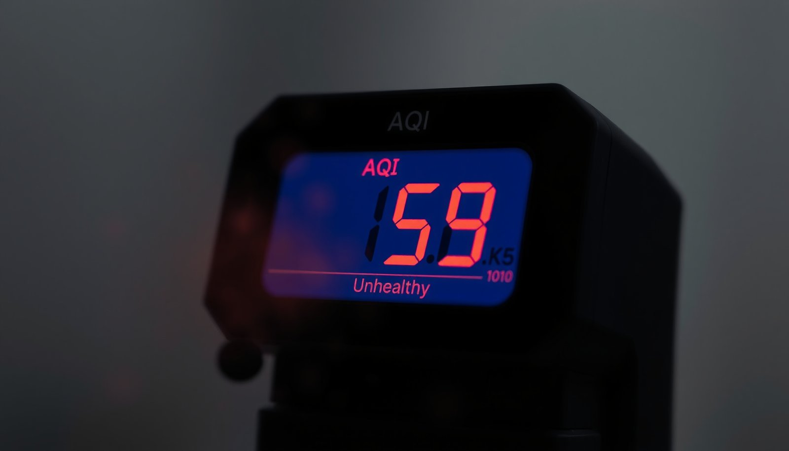 air purifier not improving AQI close-up view