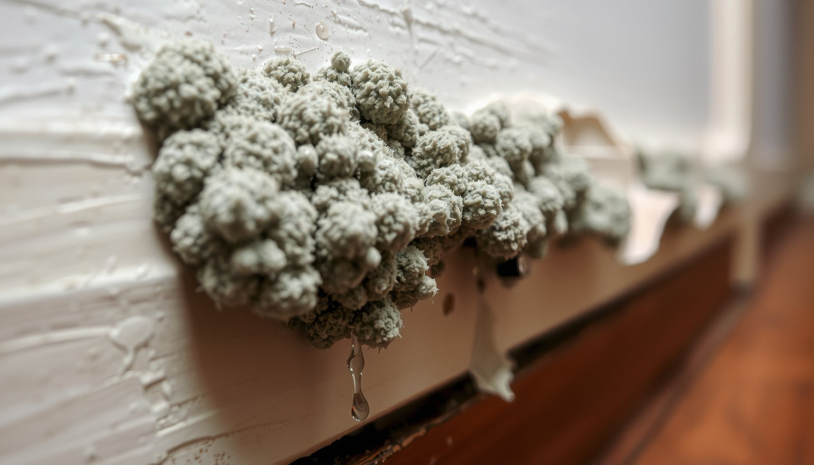 apartment smells musty after being away close-up view
