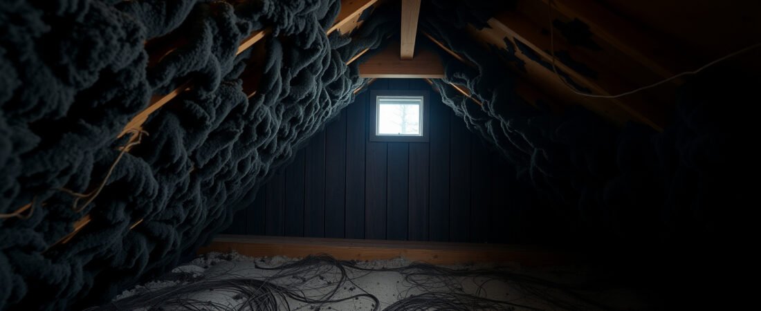 Attic Covered in Black Mold: Causes, Cost and How to Fix It