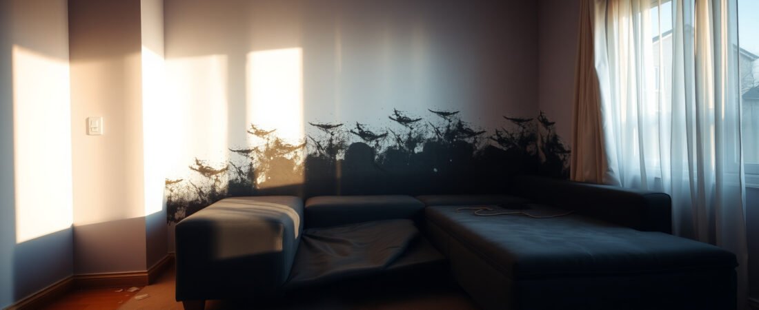 Found Black Mold Behind Furniture: Do You Need to Leave Immediately?