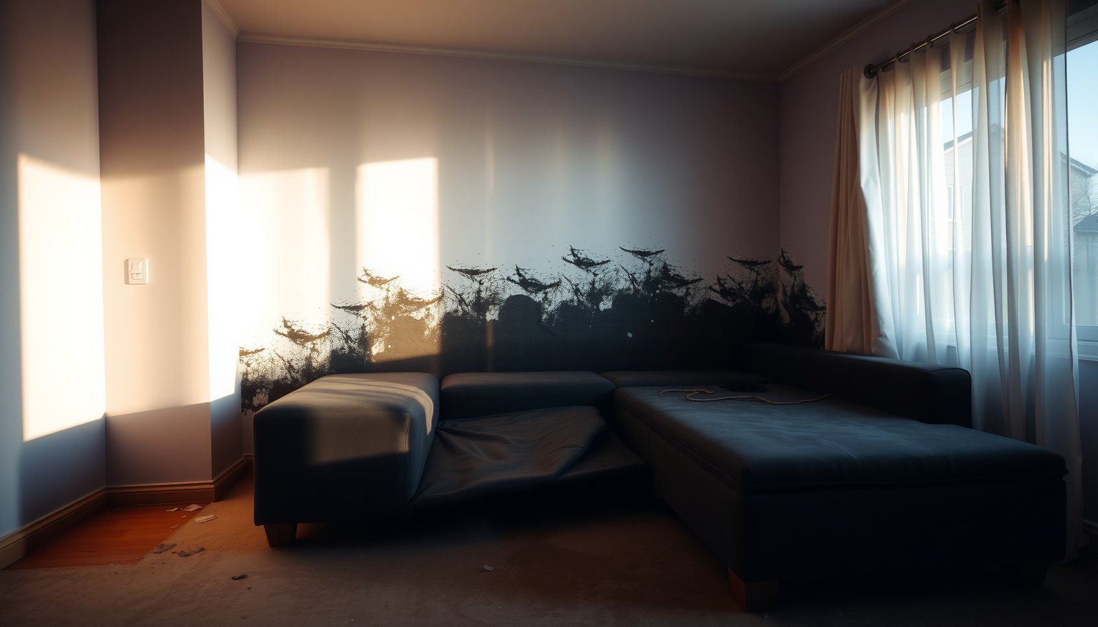 Found Black Mold Behind Furniture: Do You Need to Leave Immediately?
