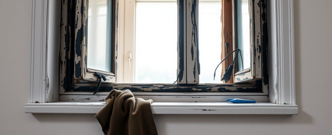 Black Stuff on Window Sill That Keeps Coming Back After Cleaning
