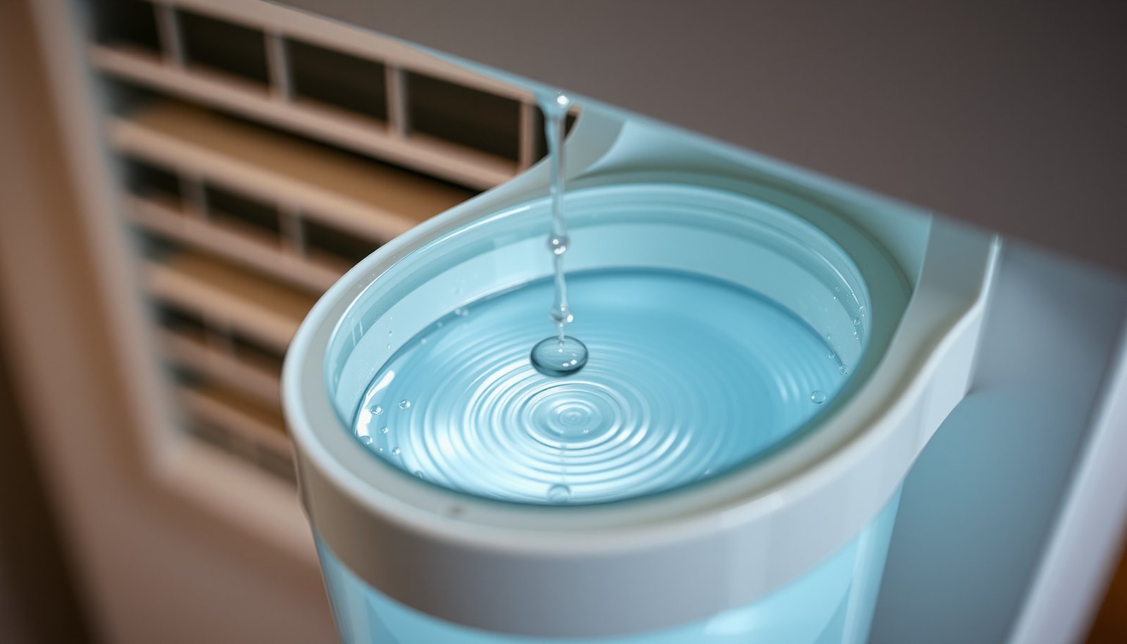 dehumidifier vs air conditioner moisture removal close-up view