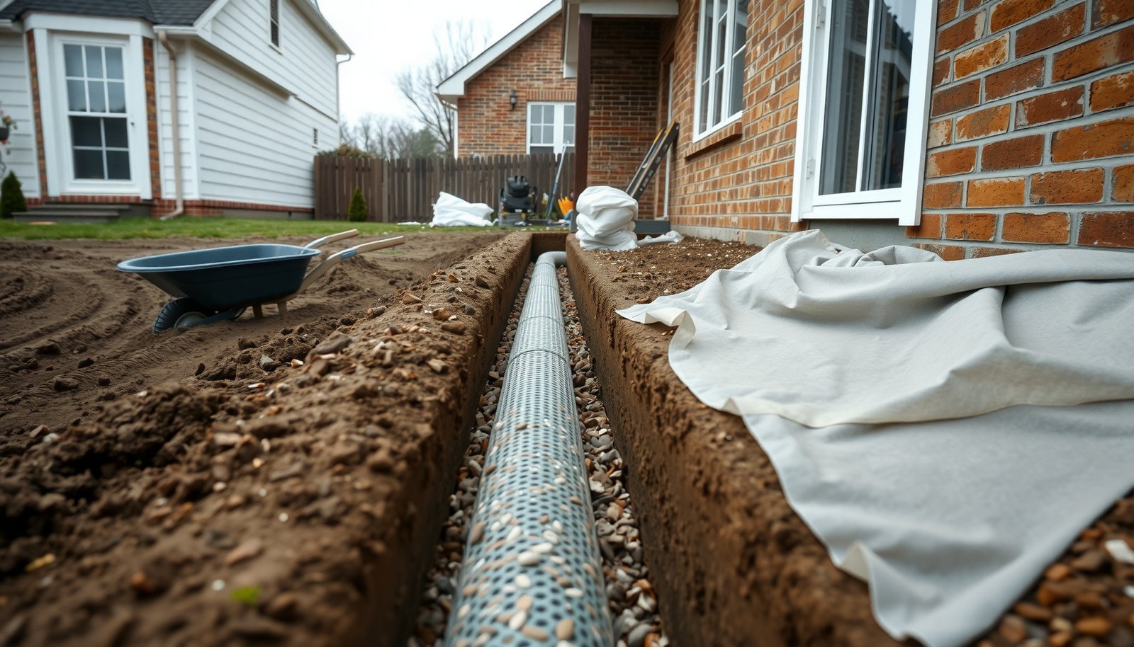 French Drain Cost: Interior vs Exterior Installation Prices
