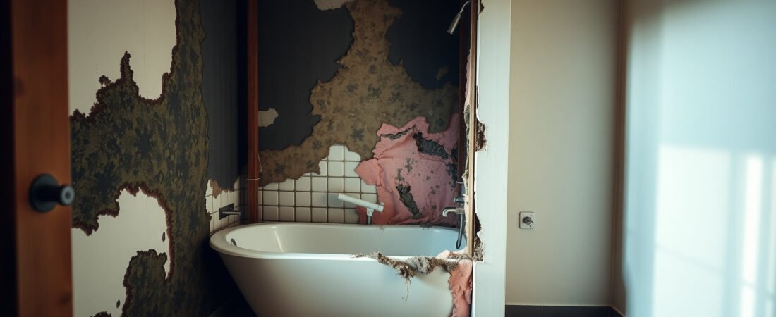 Found Heavy Mold Behind Bathroom Wall: How to Assess the Real Damage