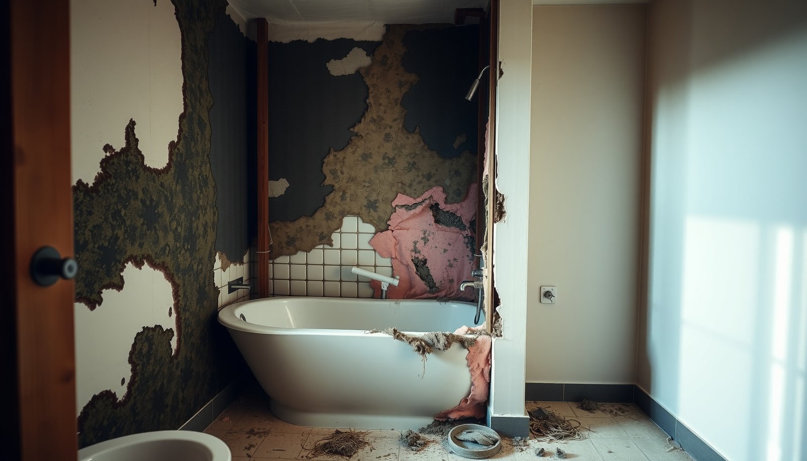 Found Heavy Mold Behind Bathroom Wall: How to Assess the Real Damage