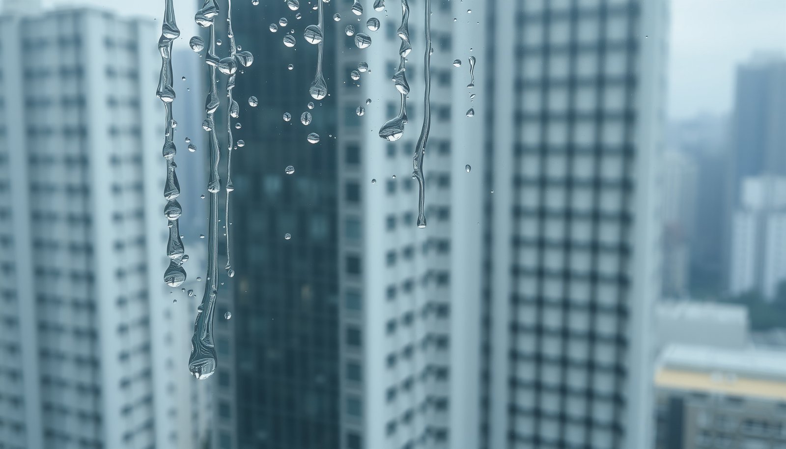 high-rise apartment close-up view