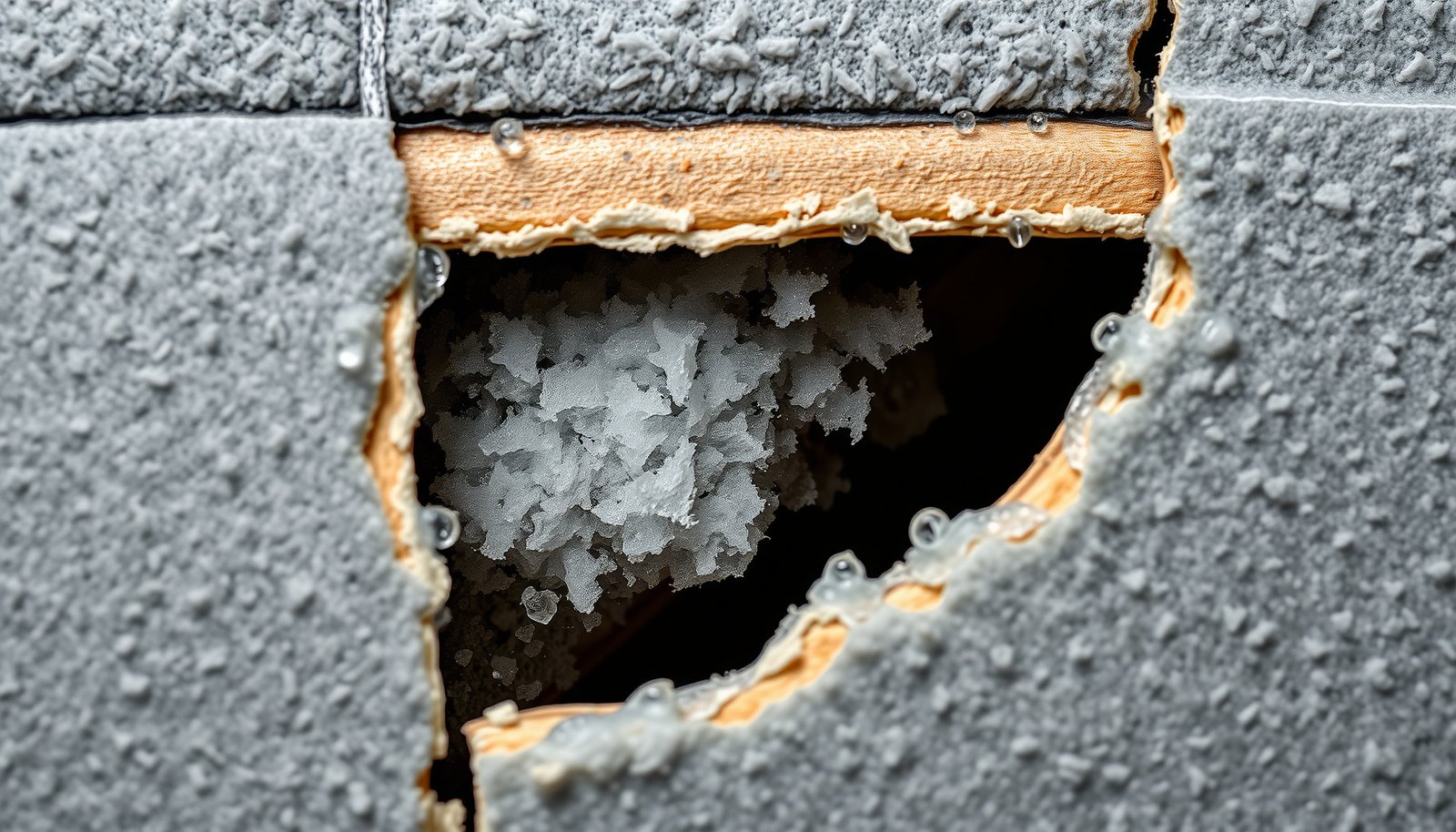 indoor humidity when it rains close-up view